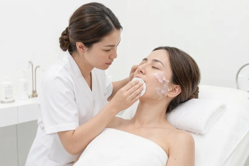 Preparación del rostro